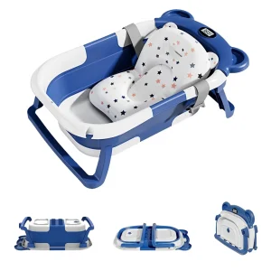 Newborn Collapsible Baby Bathtub Portable Travel Tub - Thumbnail Image 8