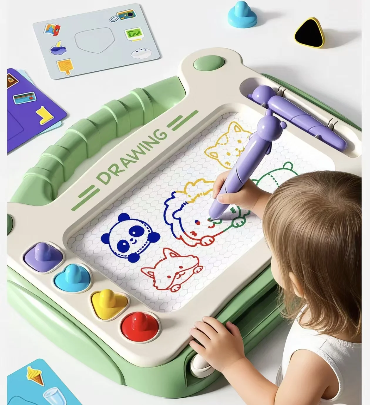 Toddler Magnetic Drawing Table Board - Image 2