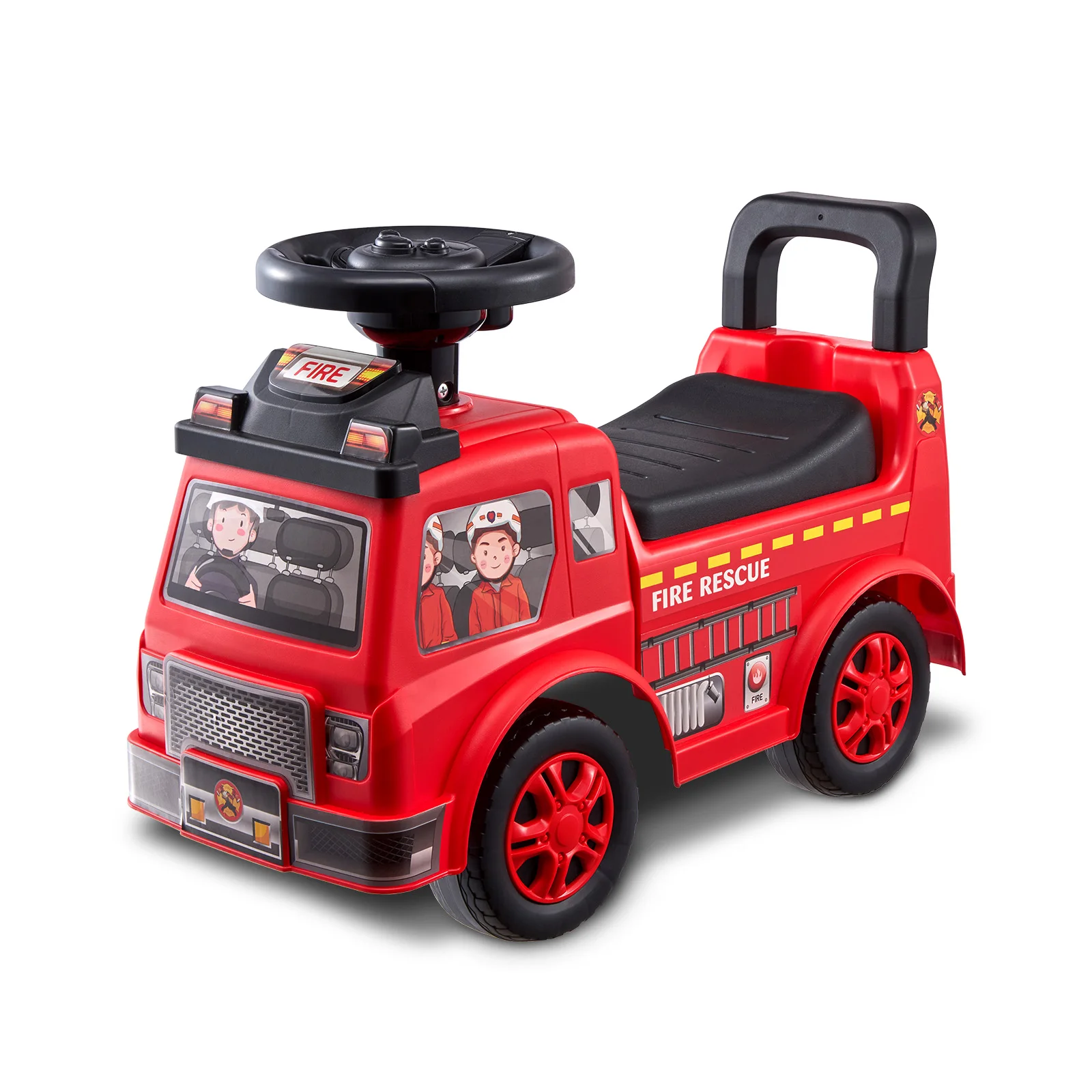 Ride On Push Car Kids Ride On Car with Music Steering Wheel - Image 1
