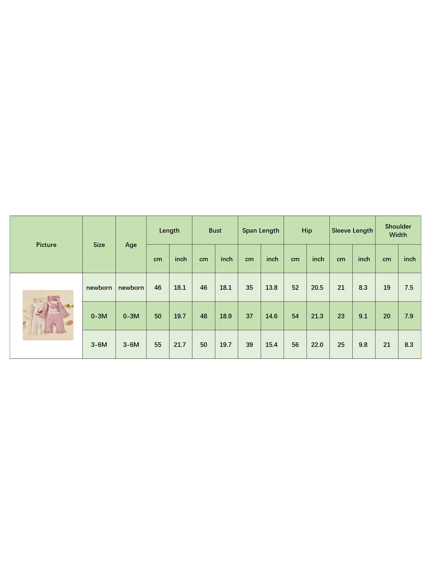 Waffle Knit Long Girl Outfit Waffle Bow Headband Pcs Infant Infant Girl Romper - Image 6