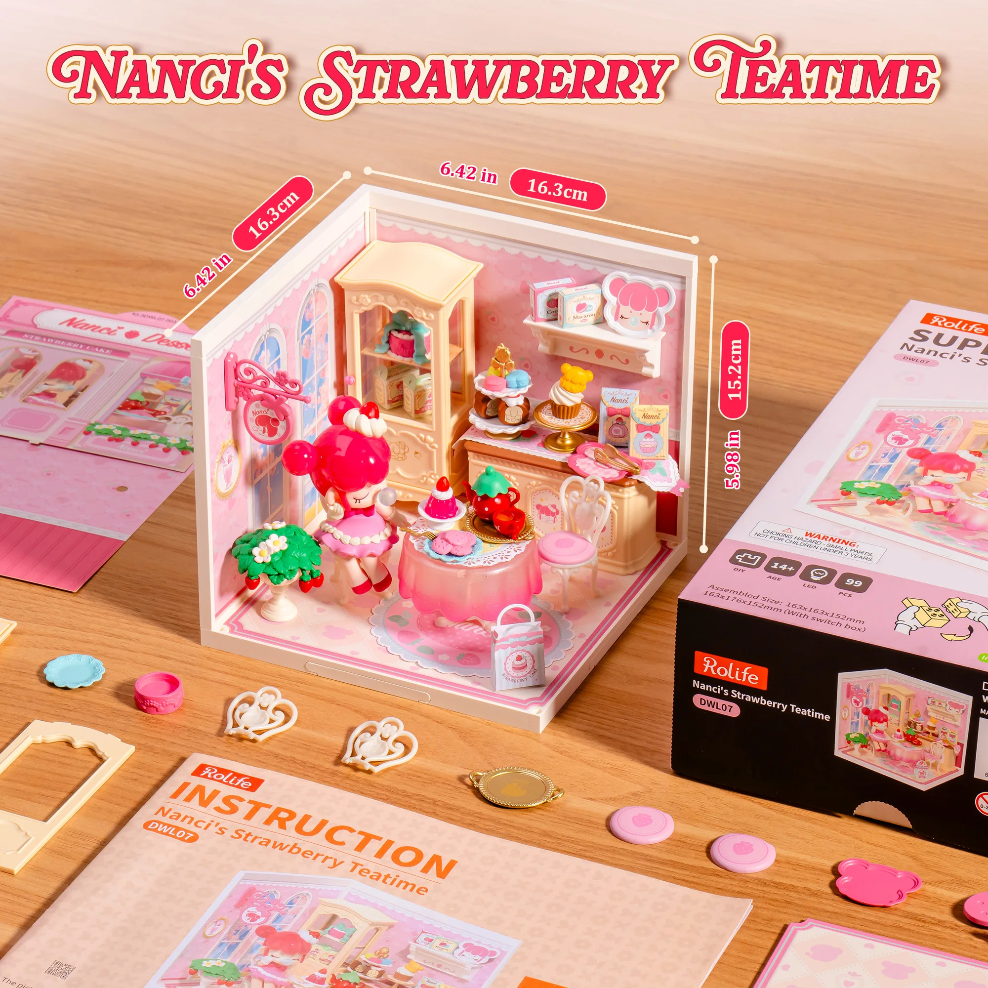 Rolife DIY Dollhouse 3D Puzzle Model Building Kit - Image 3
