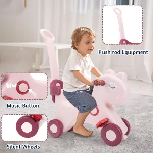 Toddler Rocking Horse Ride‑On Toy - Thumbnail Image 4