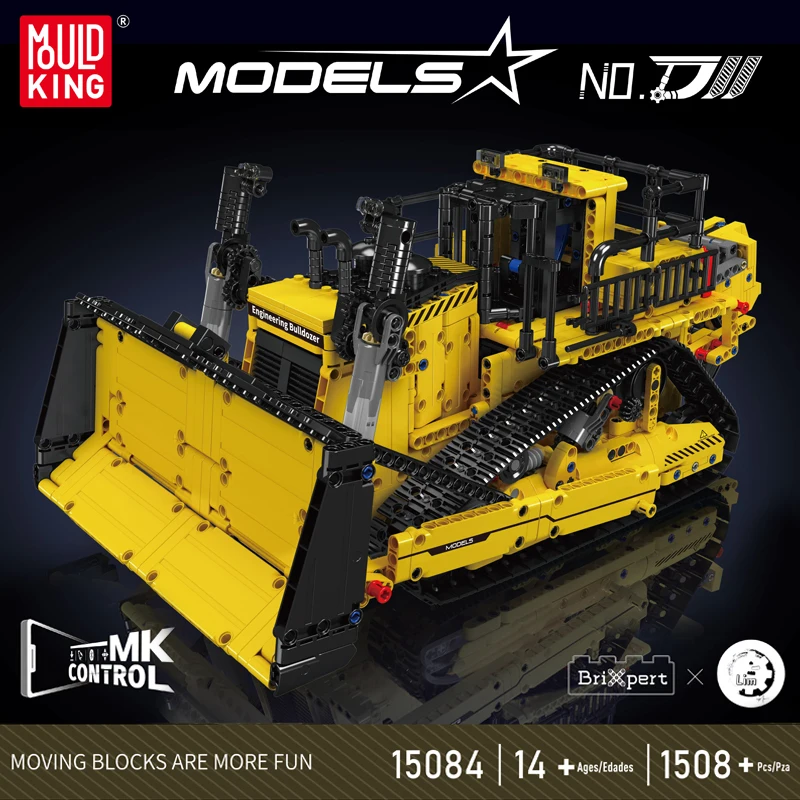 Mould King 15084 Technical Car Toys The APP RC Control D11 Bulldozer Building Block Assembly Truck Brick Set Kids Christmas Gift - Image 3