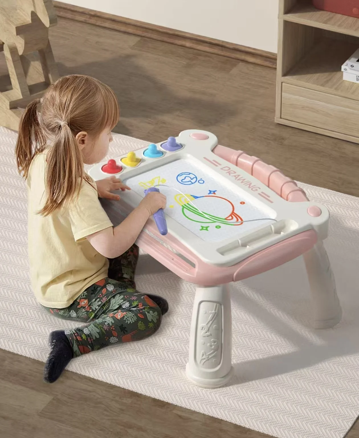 Toddler Magnetic Drawing Table Board - Image 9