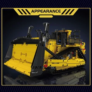 Mould King 15084 Technical Car Toys The APP RC Control D11 Bulldozer Building Block Assembly Truck Brick Set Kids Christmas Gift - Thumbnail Image 4