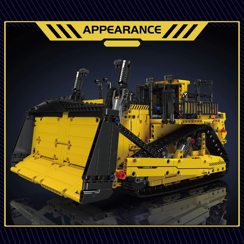 Mould King 15084 Technical Car Toys The APP RC Control D11 Bulldozer Building Block Assembly Truck Brick Set Kids Christmas Gift - Image 4