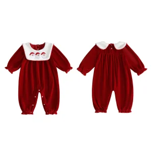 Christmas Romper Tree Santa Embroidery - Thumbnail Image 4