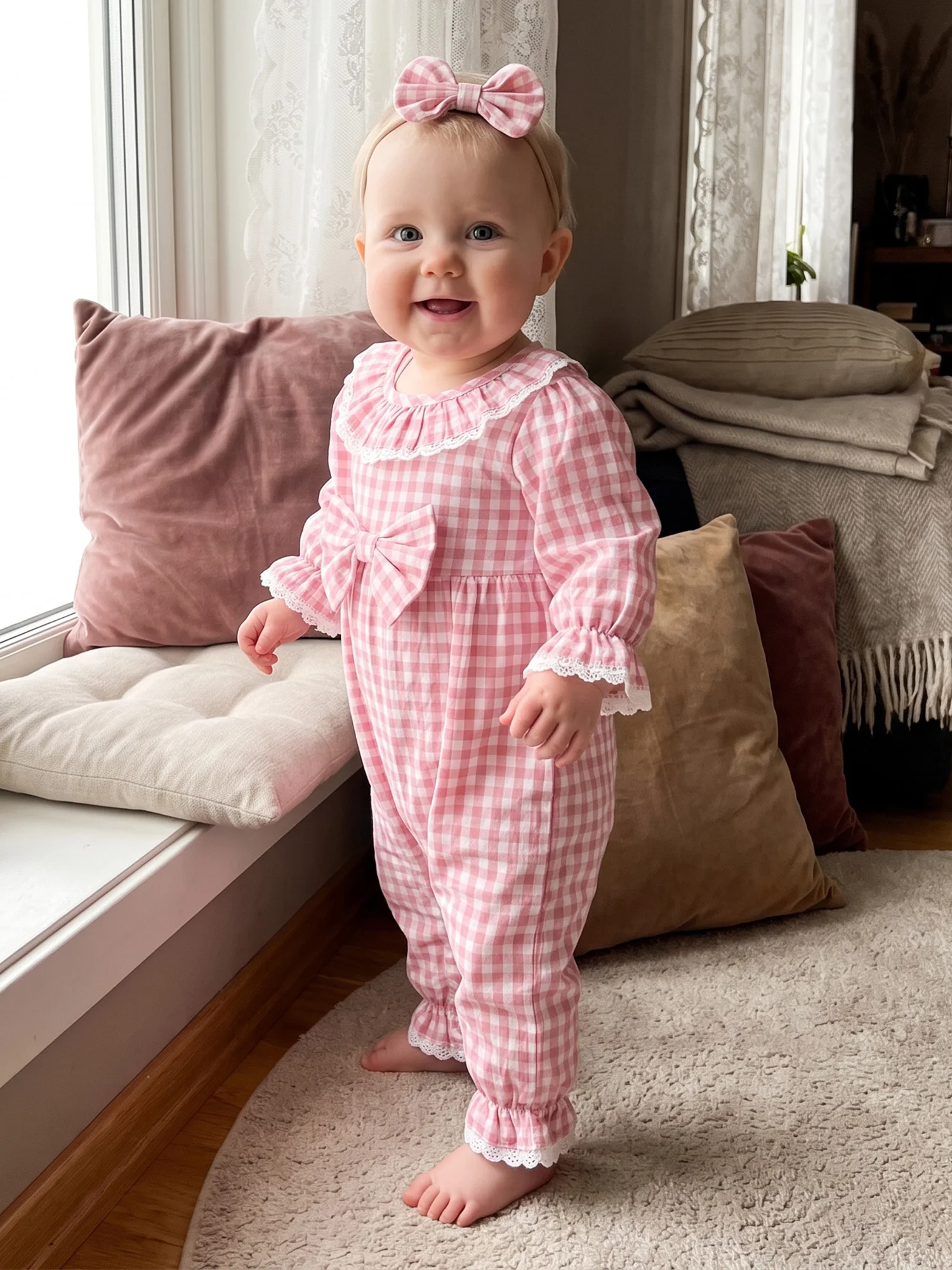 Romper- -Bow Outfits - Image 3