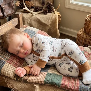 Infant Jumpsuit Duck Fall Mallard - Thumbnail Image 3