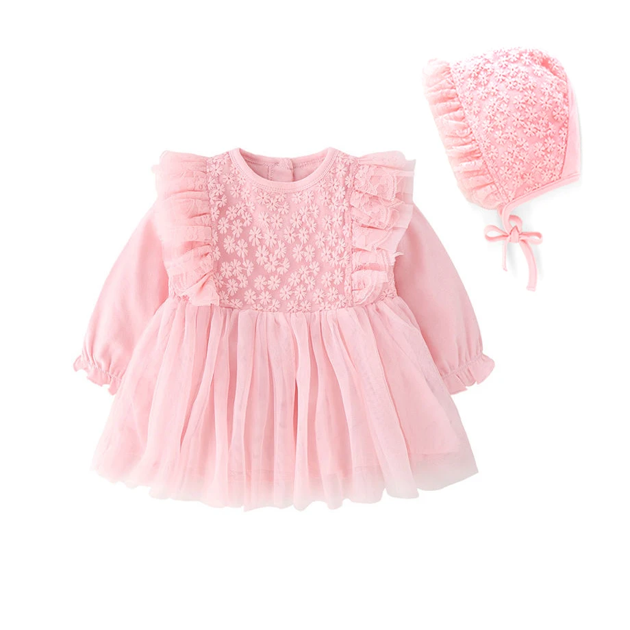 New Born Baby Girl Dress Clothes Christening Dress - Image 9