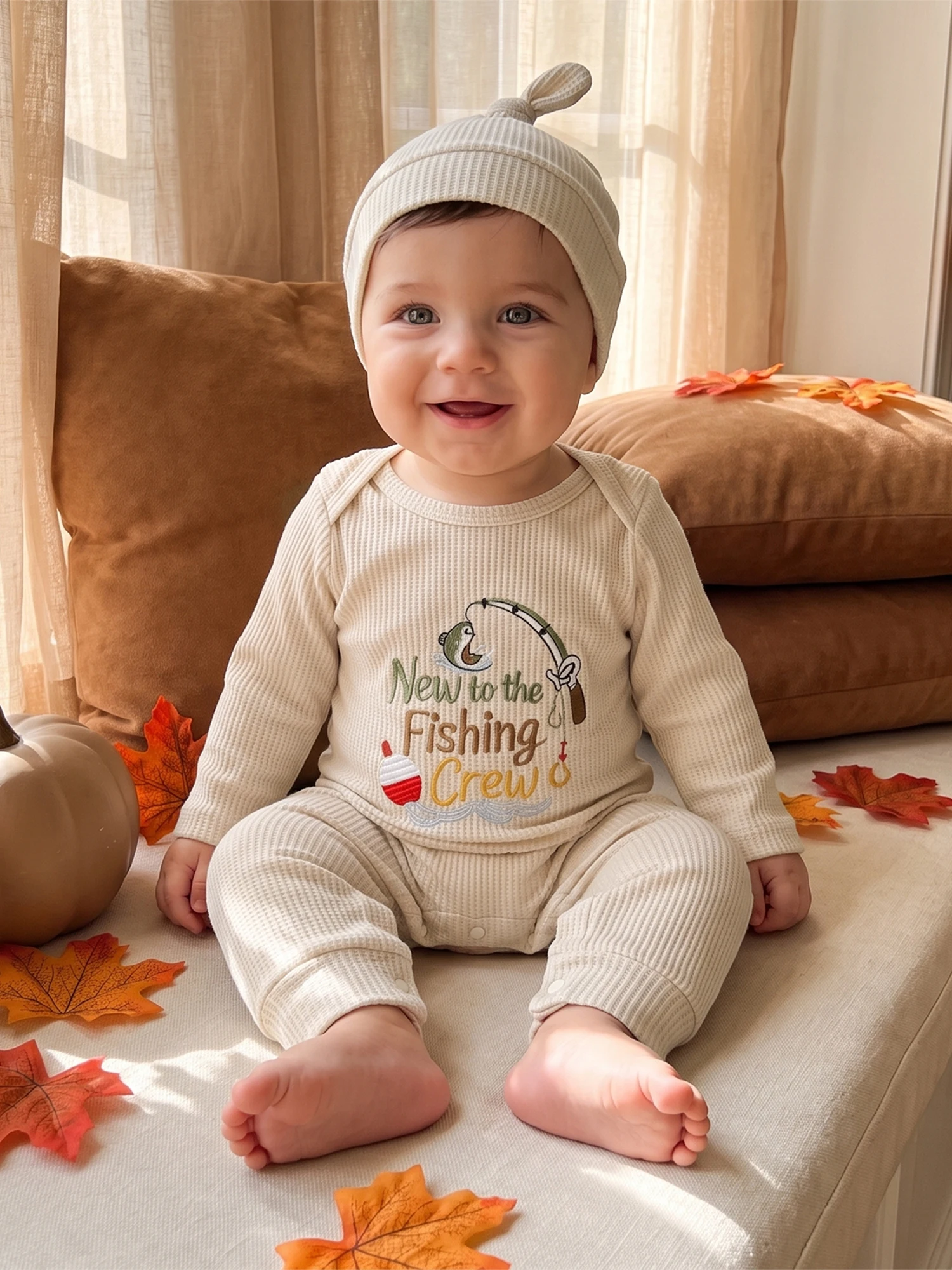 With Beanie Angling Outfit Romper - Image 4