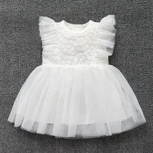 New Born Baby Girl Dress Clothes Christening Dress - Thumbnail Image 11