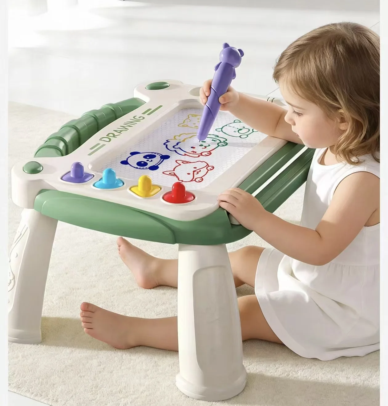 Toddler Magnetic Drawing Table Board - Image 4