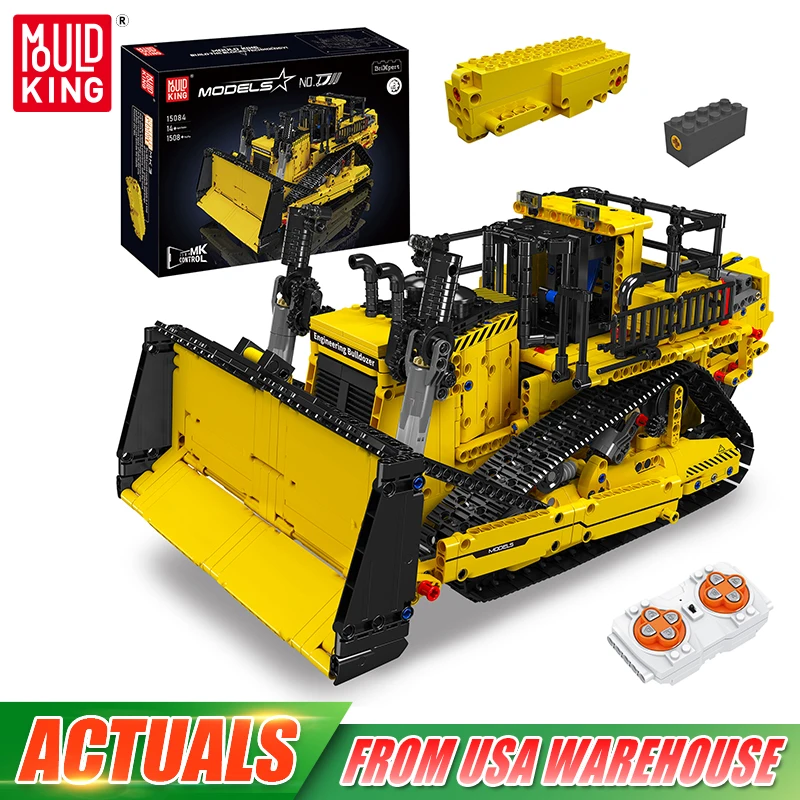 Mould King 15084 Technical Car Toys The APP RC Control D11 Bulldozer Building Block Assembly Truck Brick Set Kids Christmas Gift - Image 1
