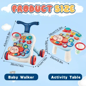 3-in-1 Multifunctional Toddler Walker - Thumbnail Image 2