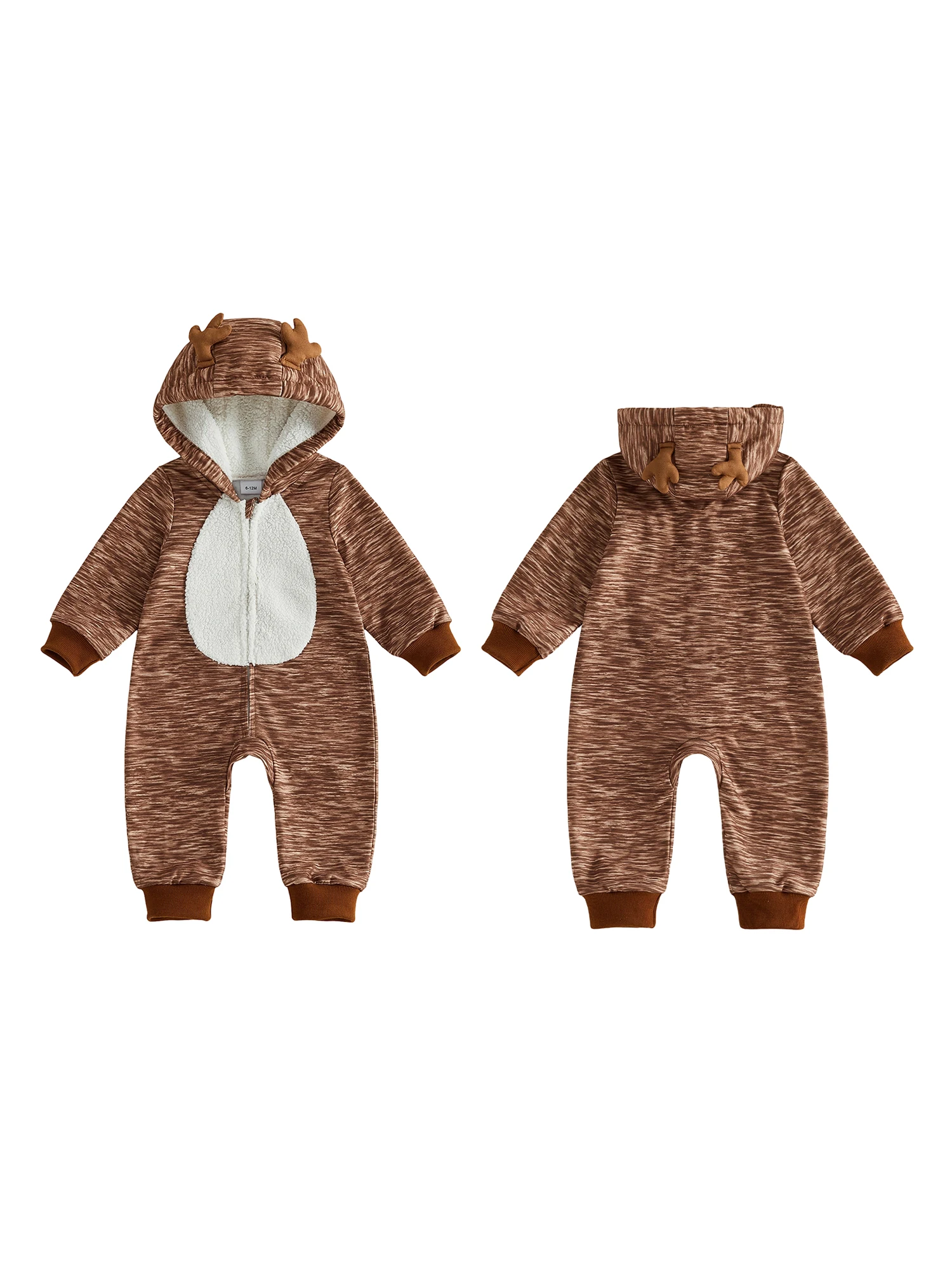 Sleeve-Hood Halloween Deer Long Sleeve Hood Hood Baby Halloween - Image 3