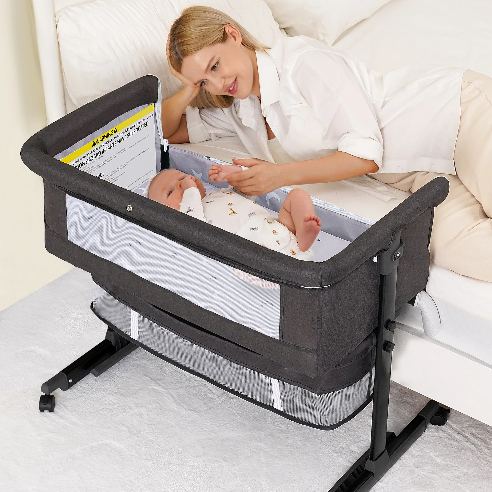 Baby Bedside Bassinet - Image 8
