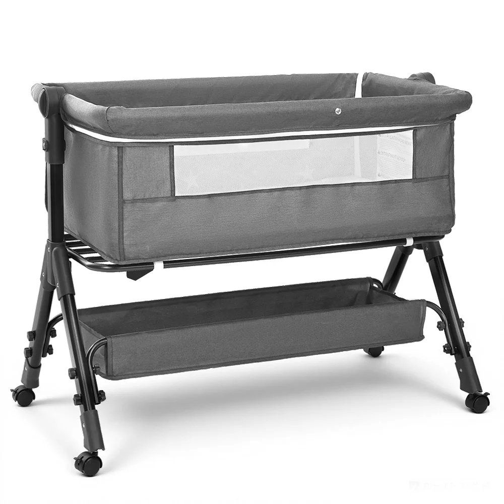 3 in 1 Baby Bassinet Bedside Sleeper, Easy to Assemble & Foldable Portable Baby Cradle for Newborns - Image 12
