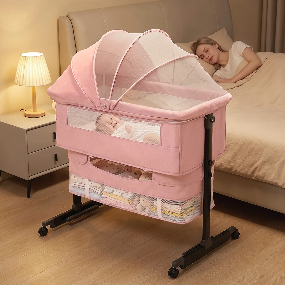 Baby Bedside Bassinet - Image 6
