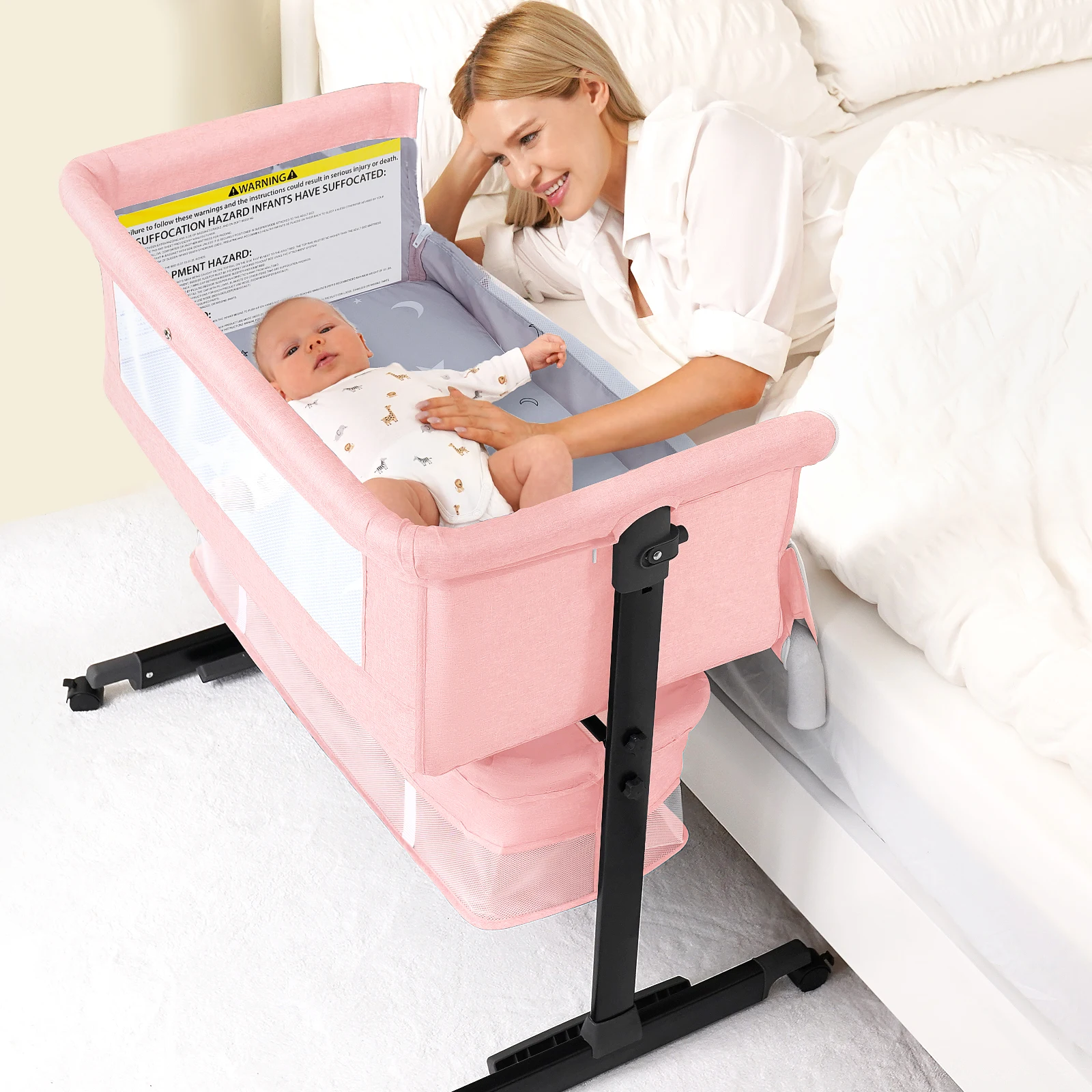 Baby Bedside Bassinet - Image 9