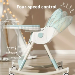 Foldable Kids Multi-functional Dining Chair Adjustable Baby Feeding Chair - Thumbnail Image 4