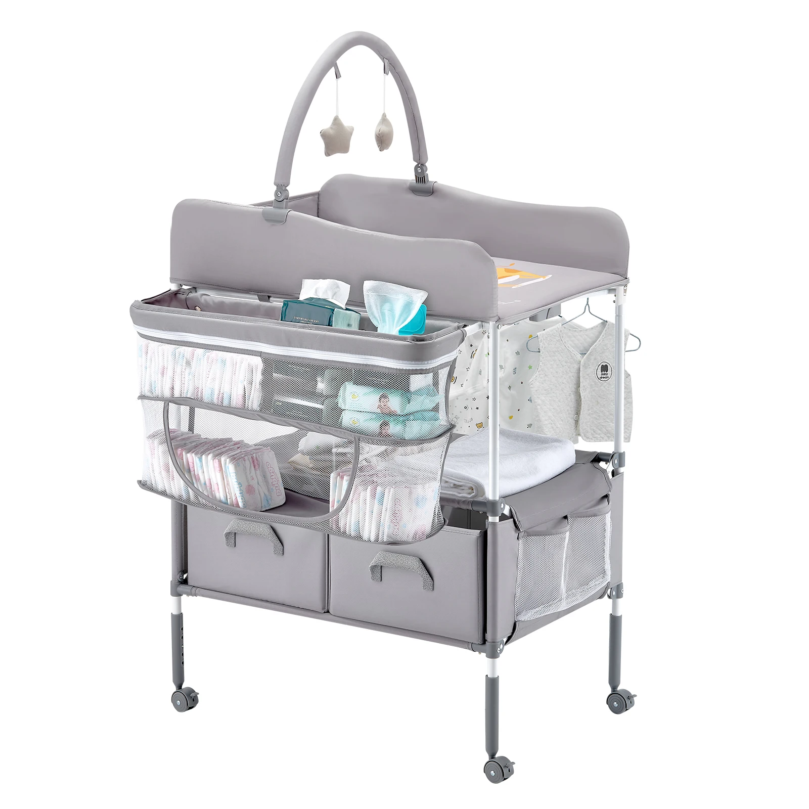 Baby Changing Table Foldable Diaper Change Station - Image 1