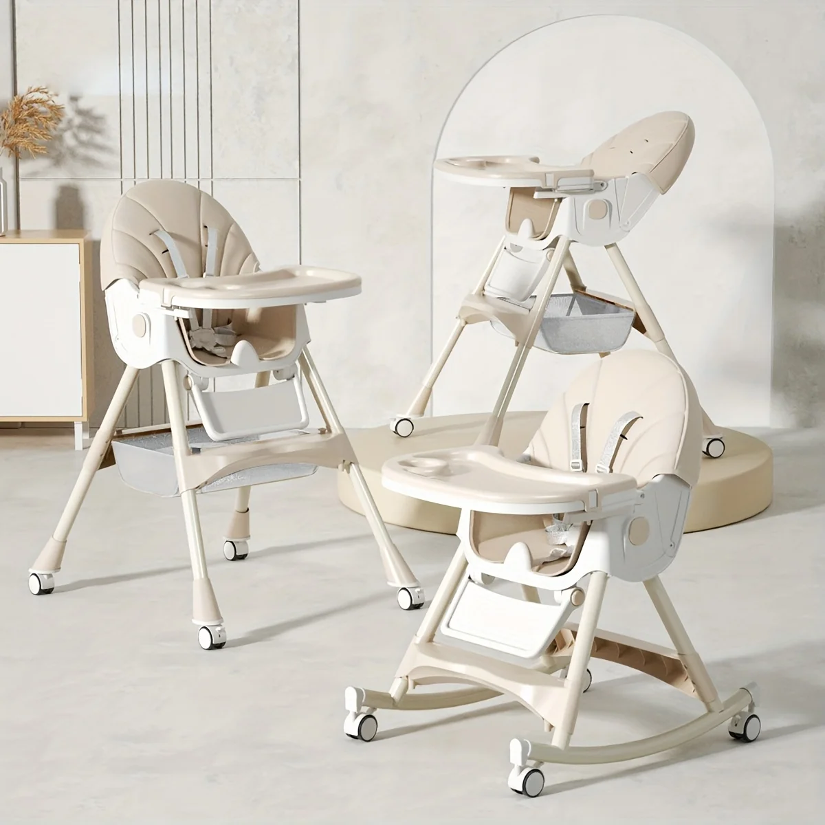 Foldable Kids Multi-functional Dining Chair Adjustable Baby Feeding Chair - Image 1