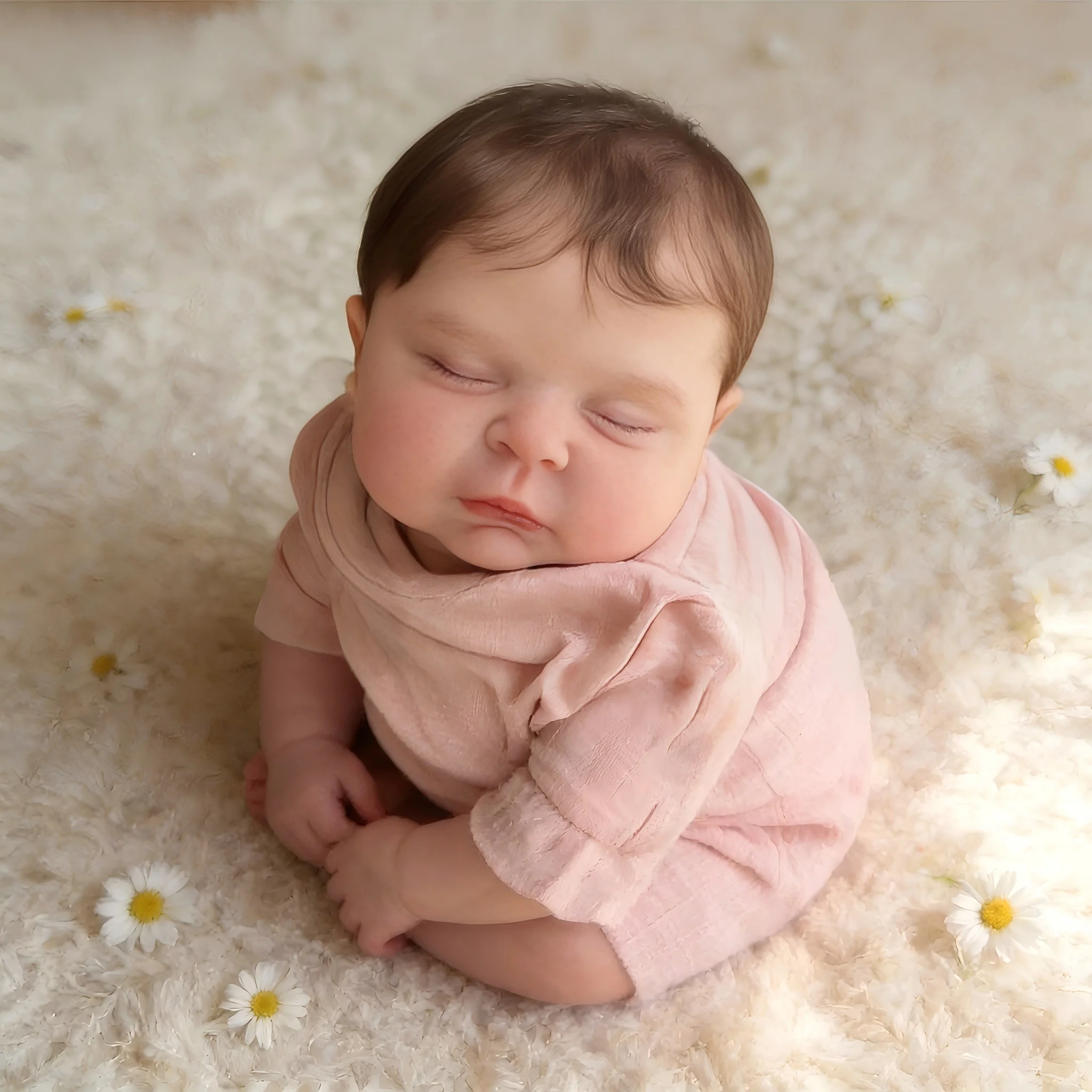 18-Inch Reborn Baby Dolls  - Realistic Newborn, Soft Weighted  Body - Image 5
