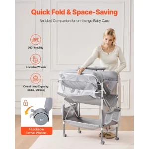 Baby Changing Table Foldable Diaper Change Station - Thumbnail Image 3
